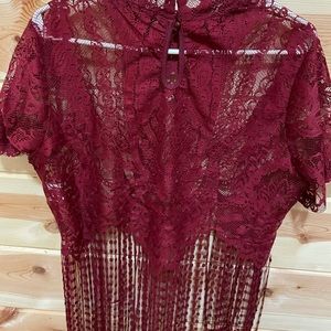 Fringe shirt! Looks great over blank tank!